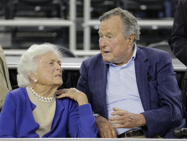 George H.W. and Barbara Bush Recovering in Hospital